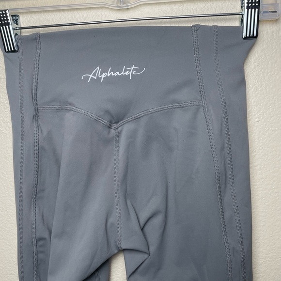 Alphalete Pulse Surge Leggings Silver Sky - Picture 4 of 5